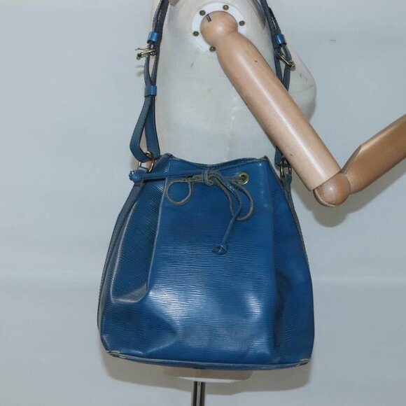 LOUIS VUITTON Epi Petit Noe Shoulder Bag Blue - Picture 1 of 16